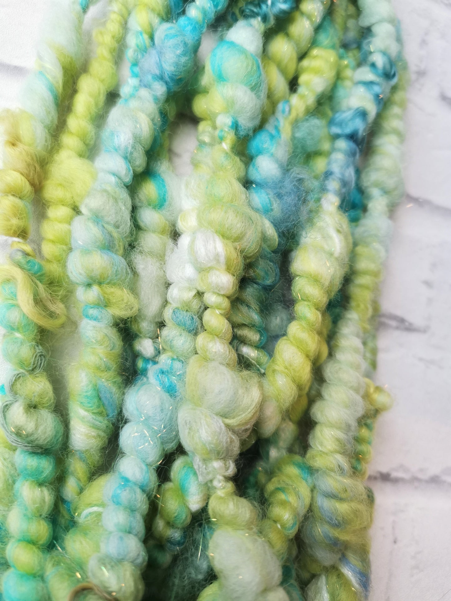 Apple Sky - Handspun Art Yarn