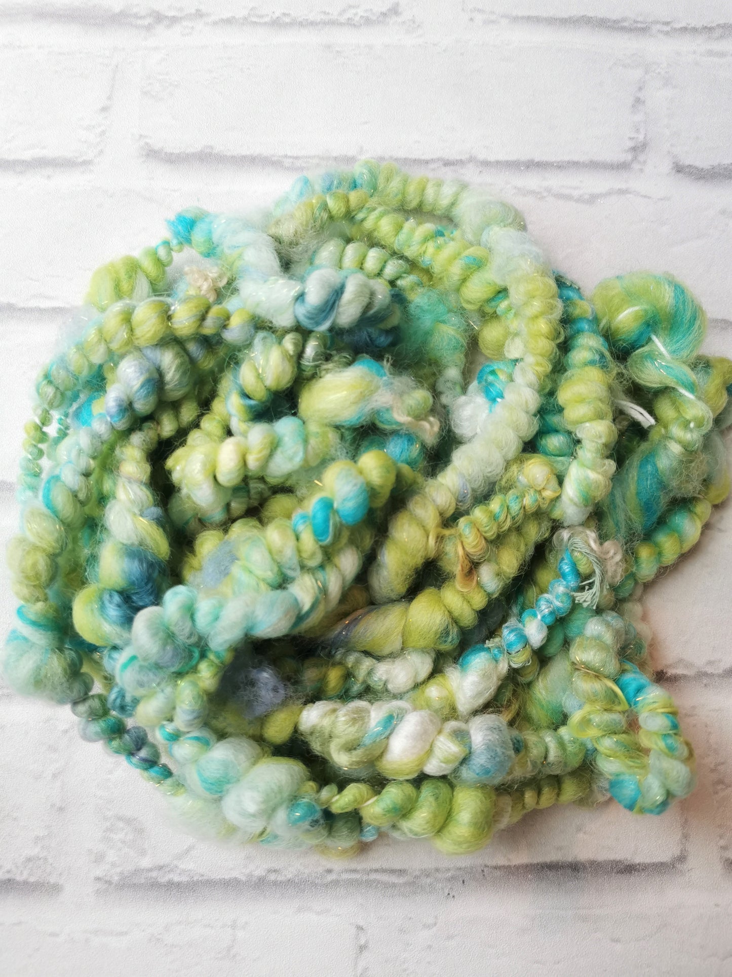 Apple Sky - Handspun Art Yarn