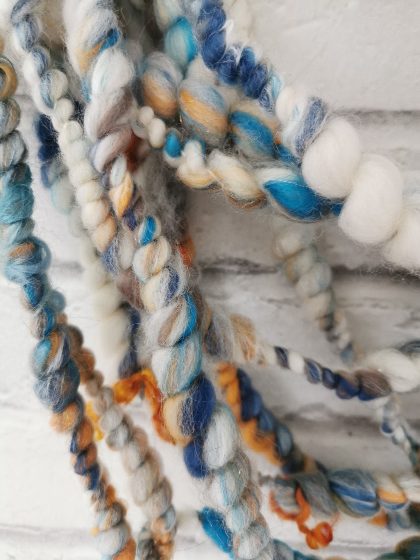 Autumn Seas - Handspun Art Yarn