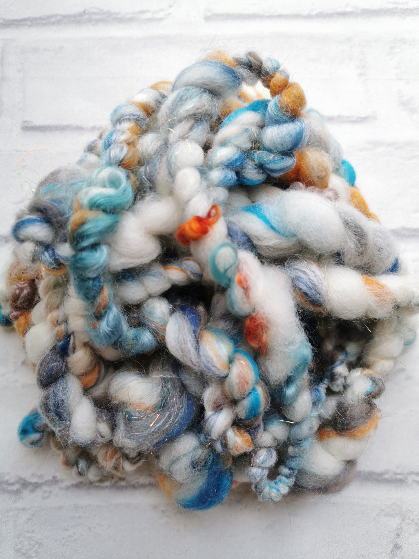 Autumn Seas - Handspun Art Yarn