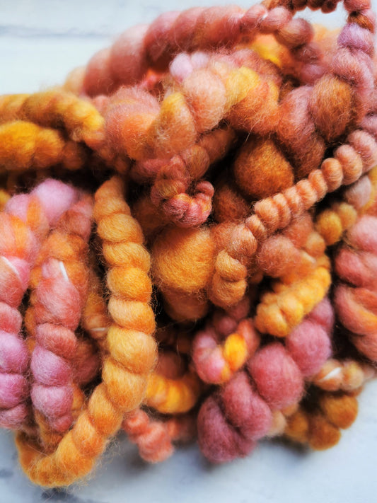Autumn Theme - Handspun Art Yarn
