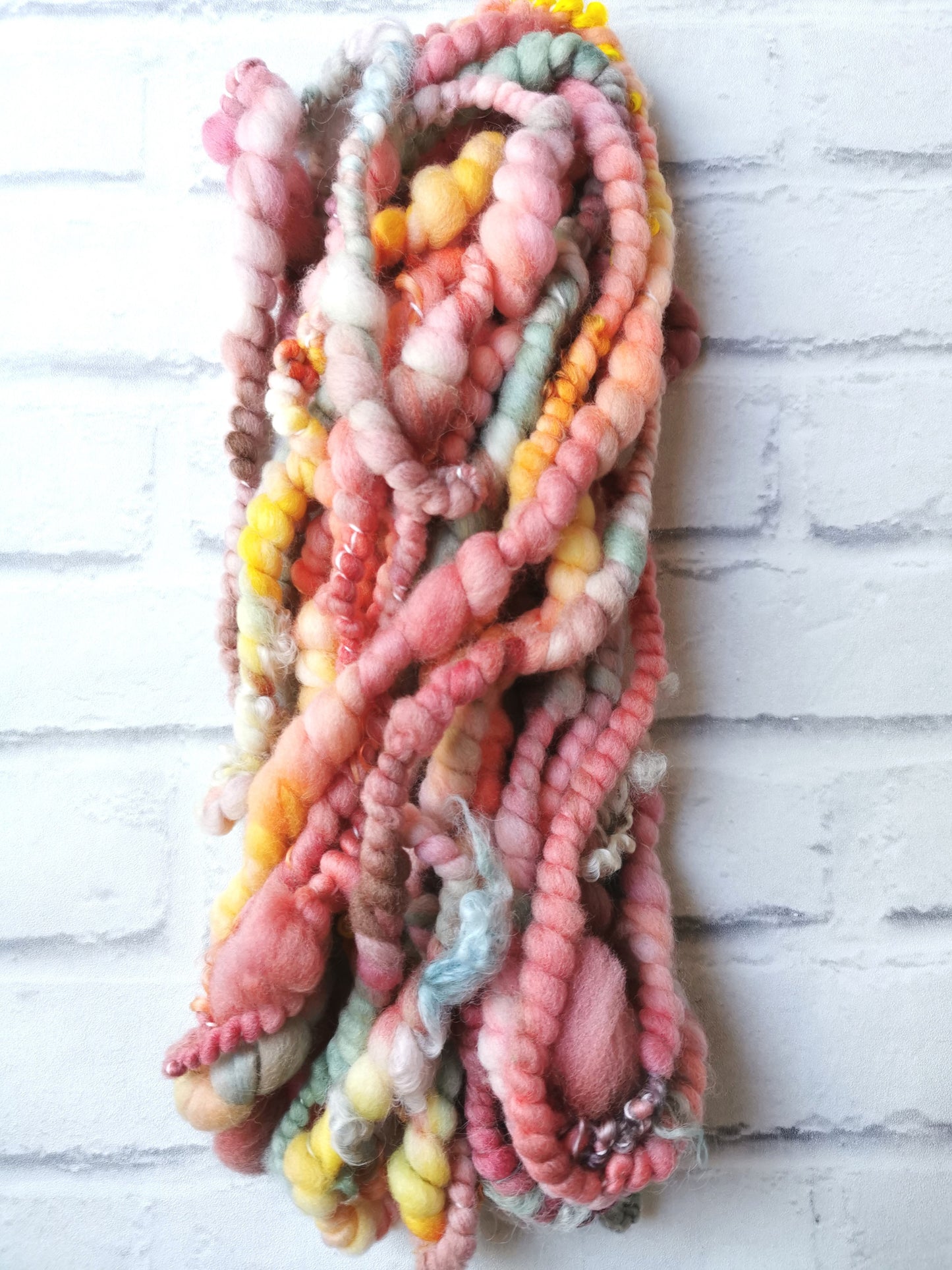 Autumn Leaves - Handspun Art Yarn