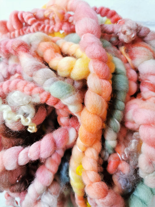 Autumn Leaves - Handspun Art Yarn