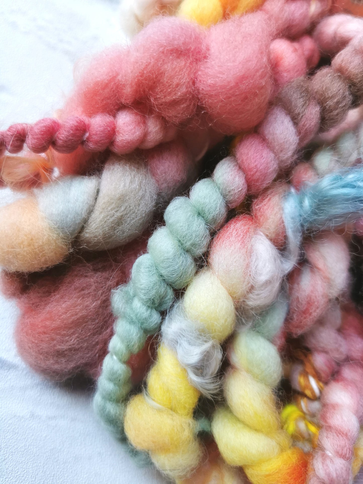 Autumn Leaves - Handspun Art Yarn