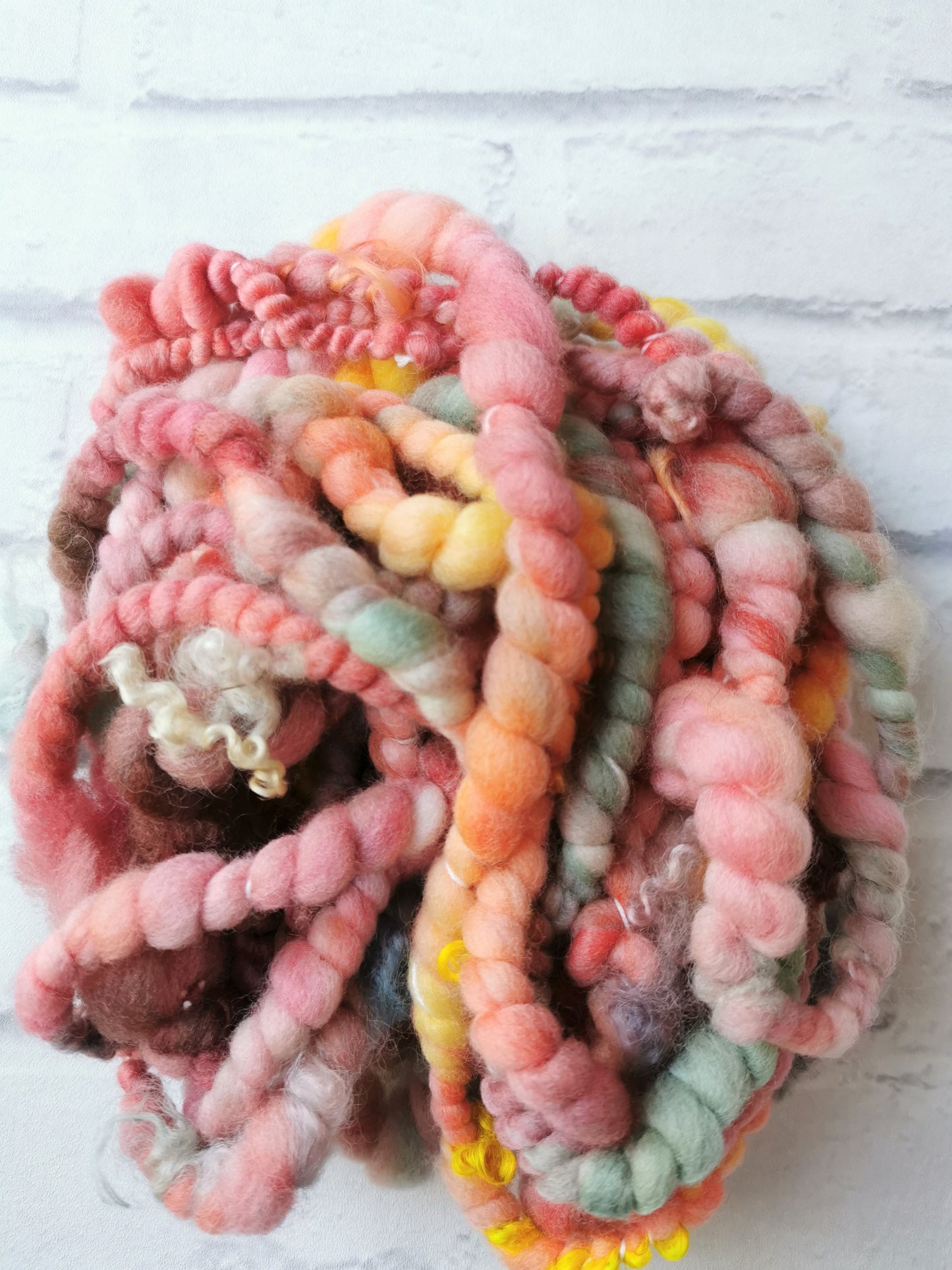 Autumn Leaves - Handspun Art Yarn