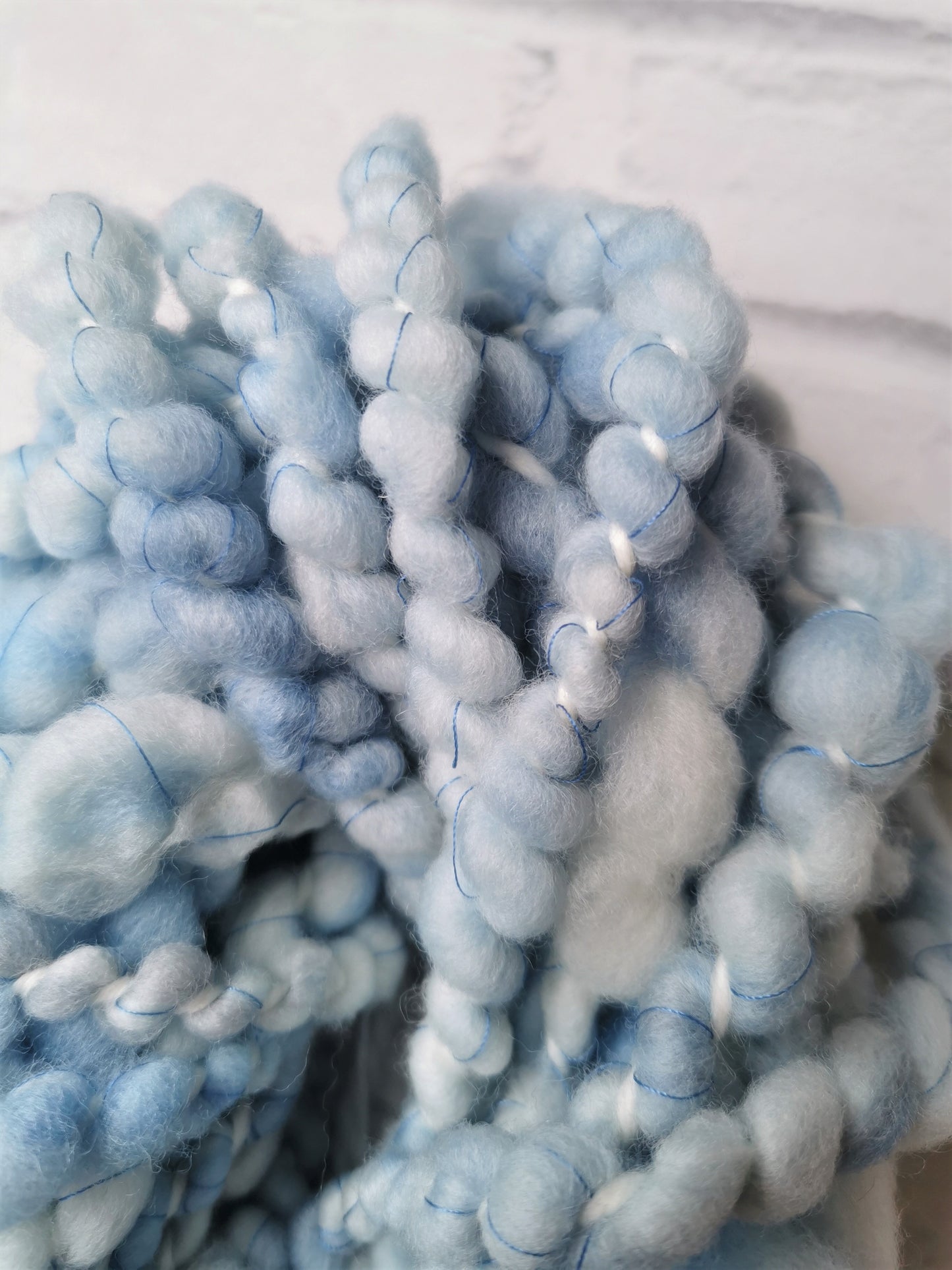 Blue Skies 2 - Handspun Art Yarn