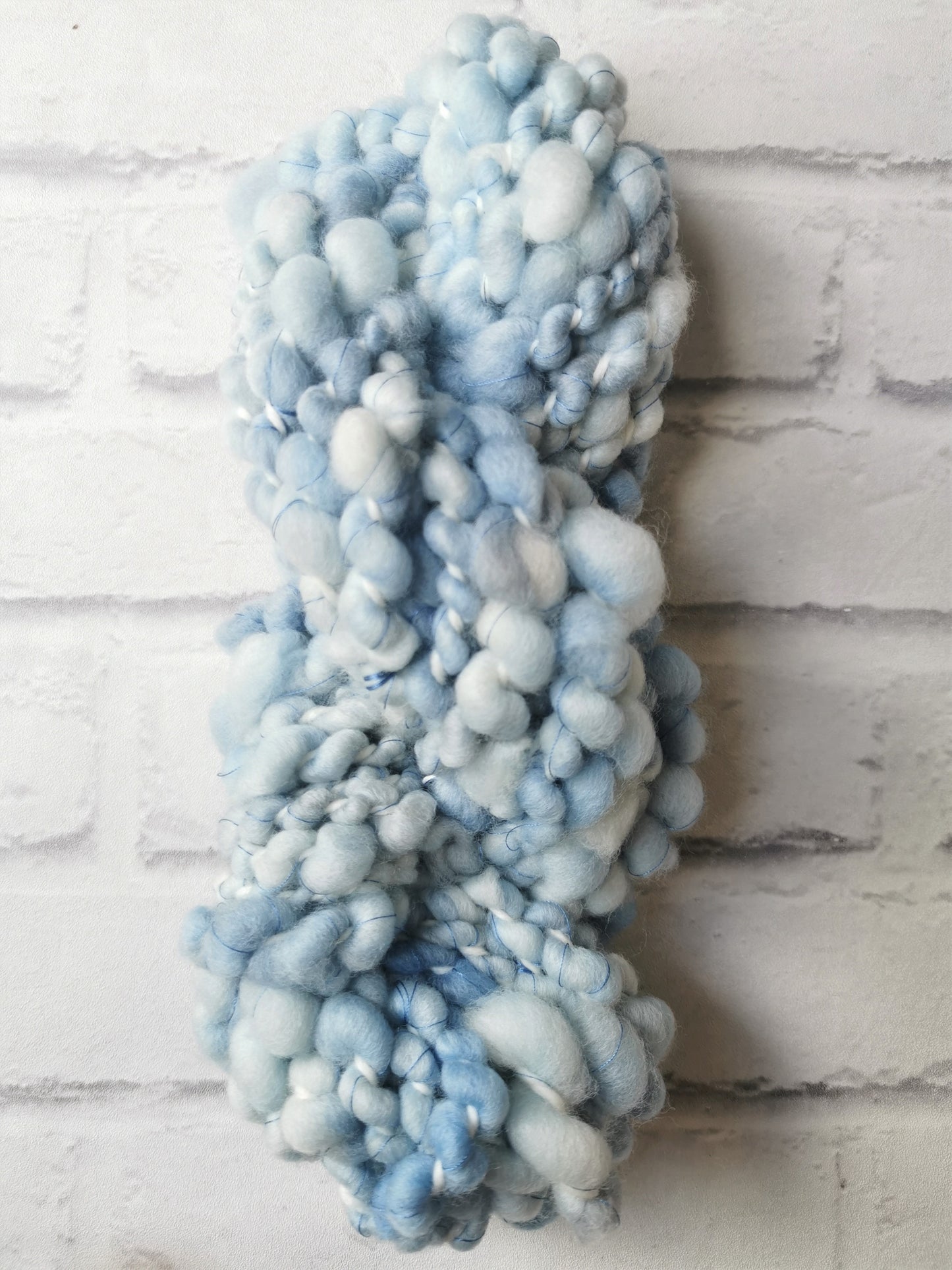 Blue Skies 2 - Handspun Art Yarn