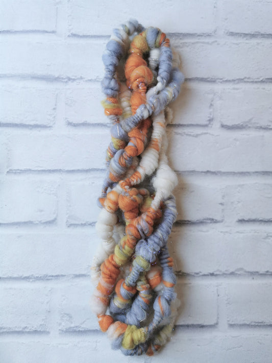 Citrus & Seal - Handspun Art Yarn