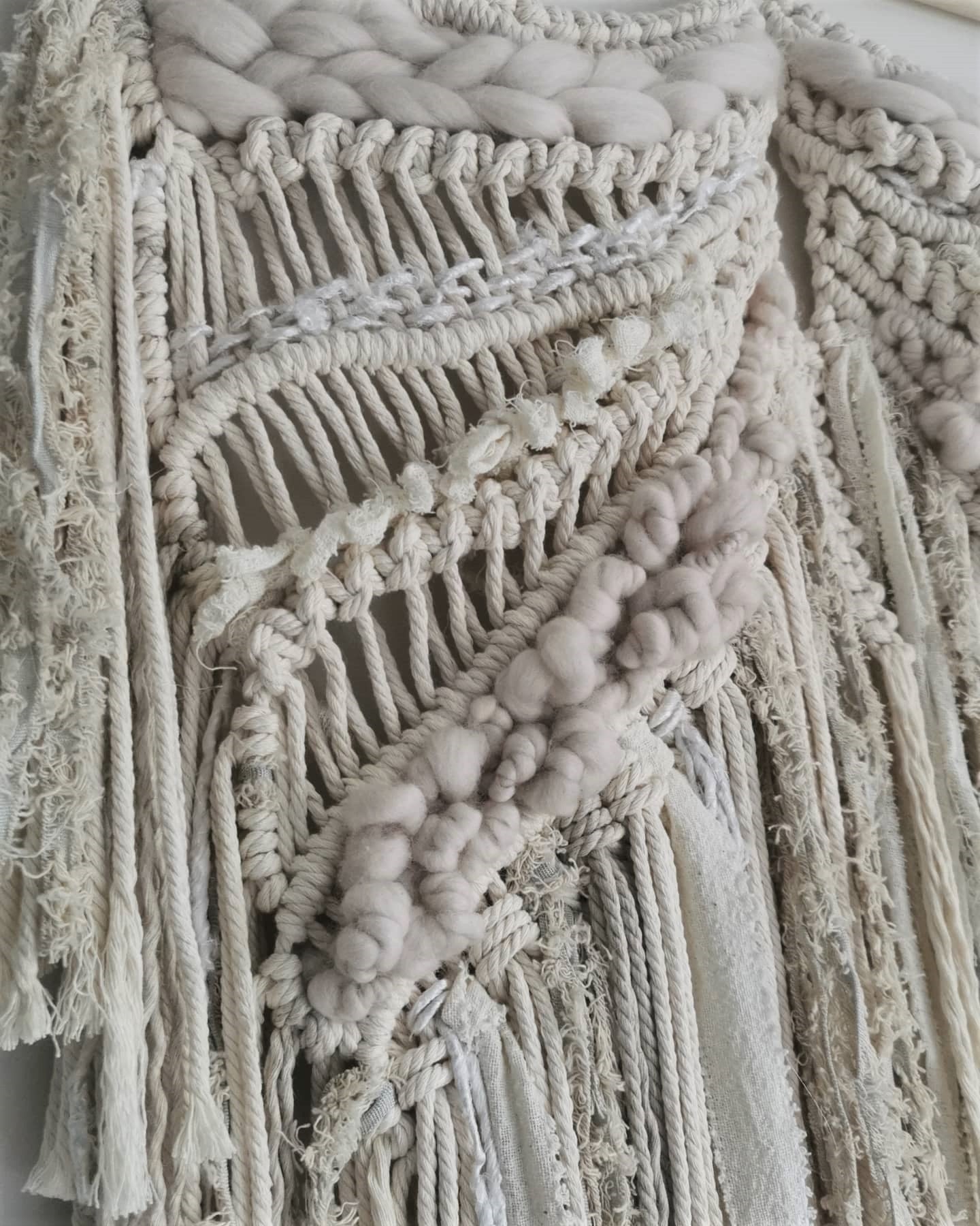 Fallen Angel - Macrame Wall Art