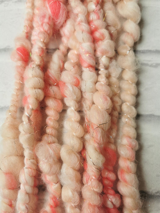 Peachy Keen - Handspun Art Yarn