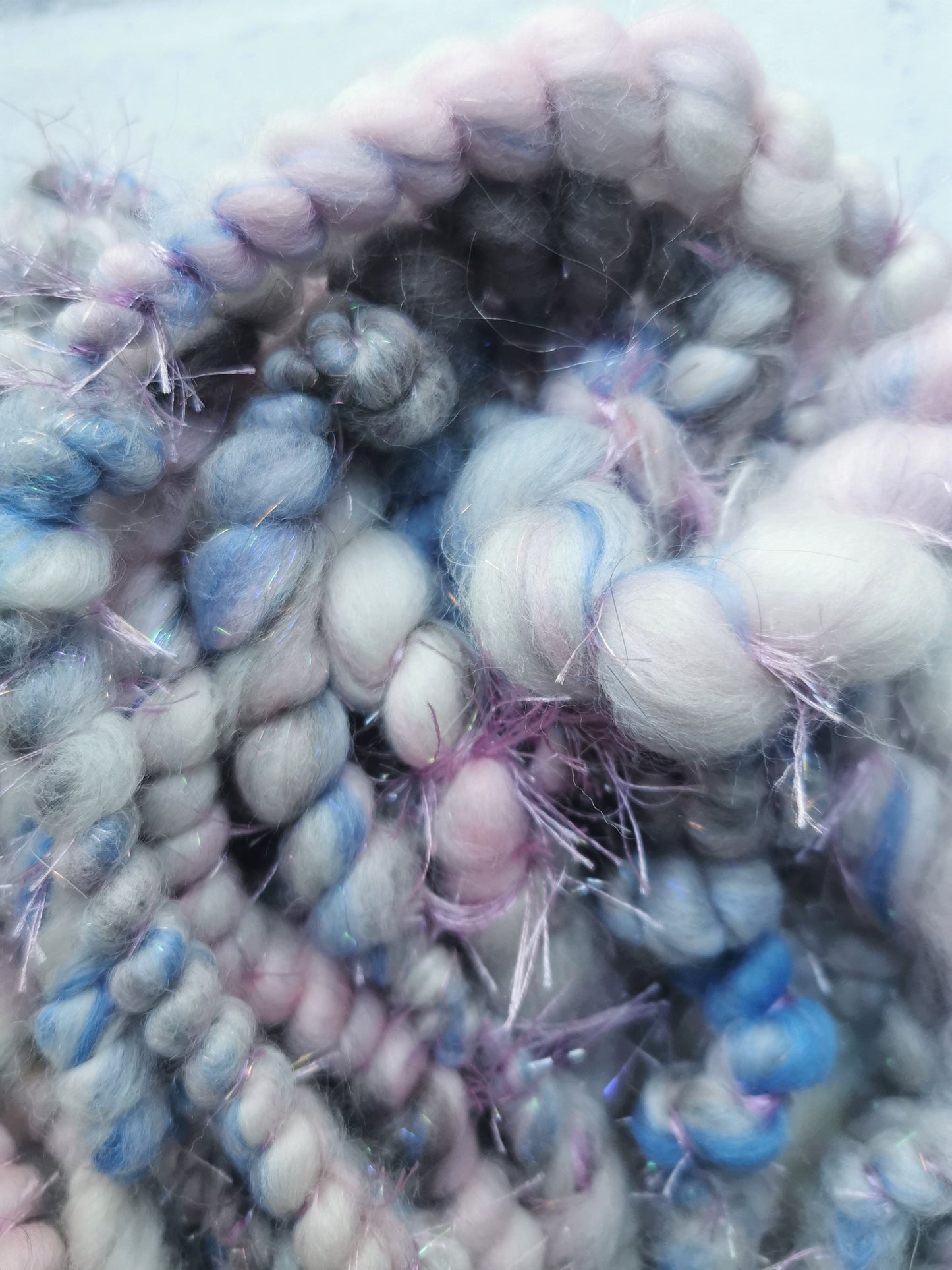 Peek a Boo - Handspun Art Yarn