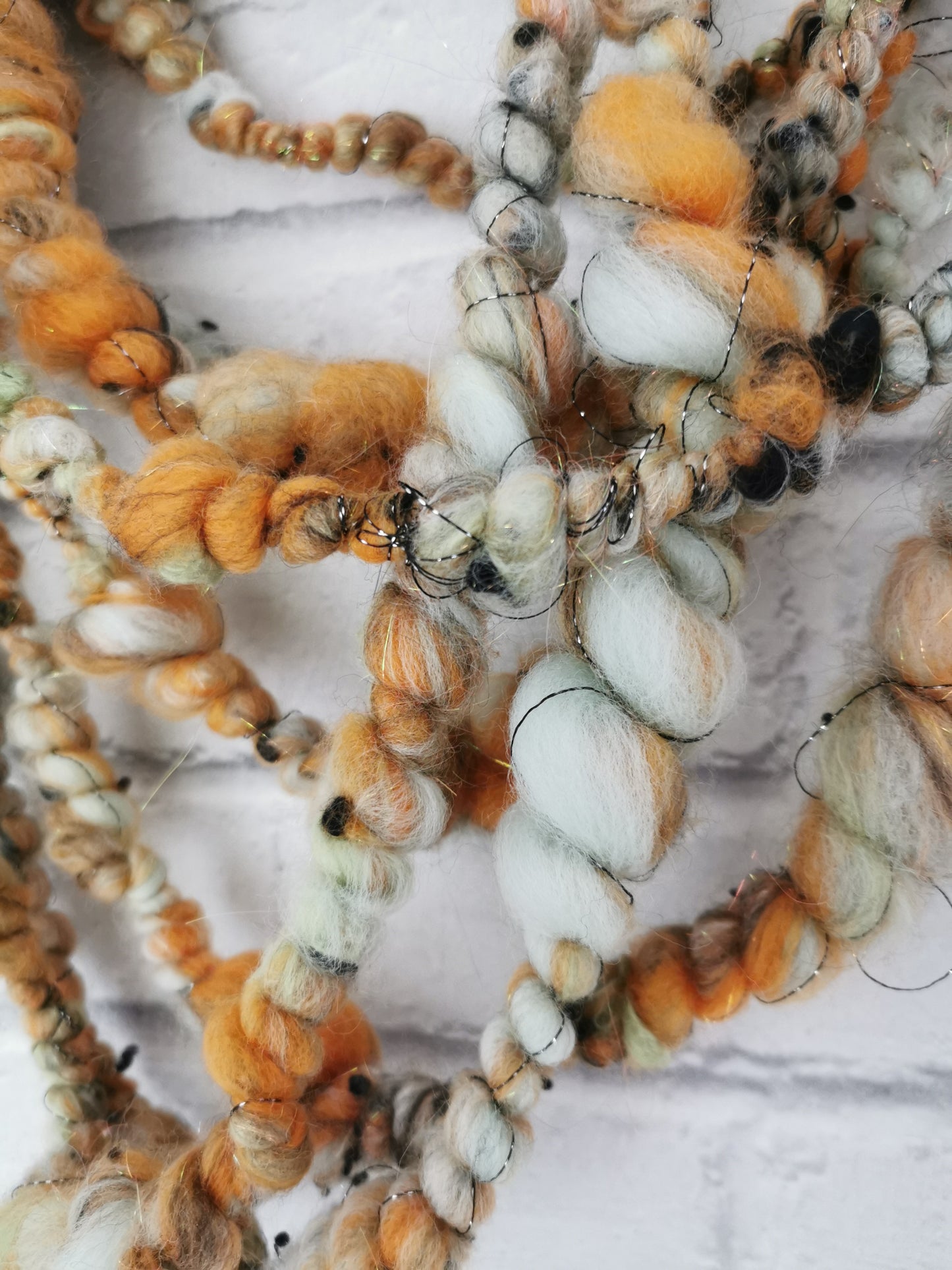 Pumpkin - Handspun Art Yarn