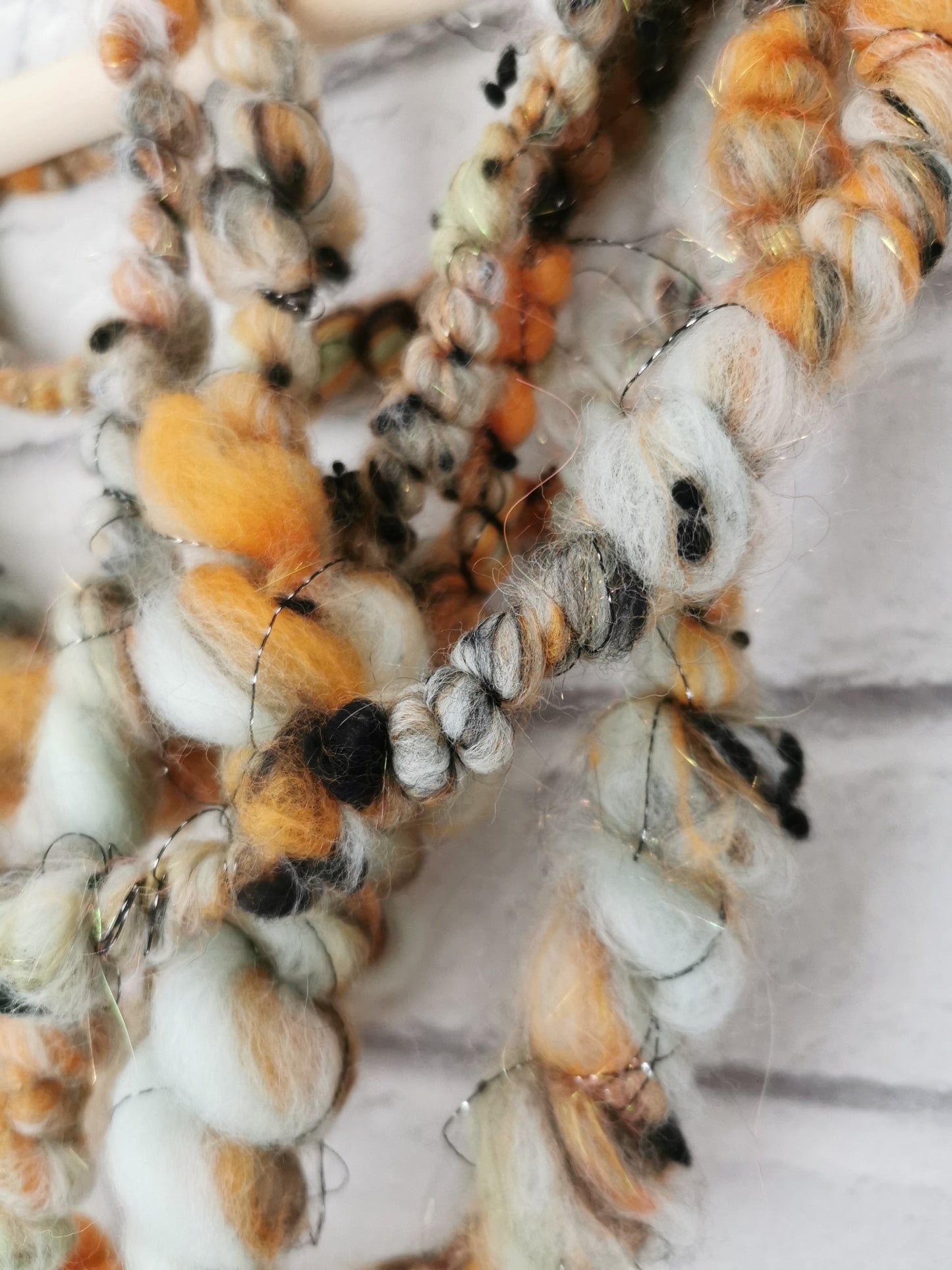 Pumpkin - Handspun Art Yarn