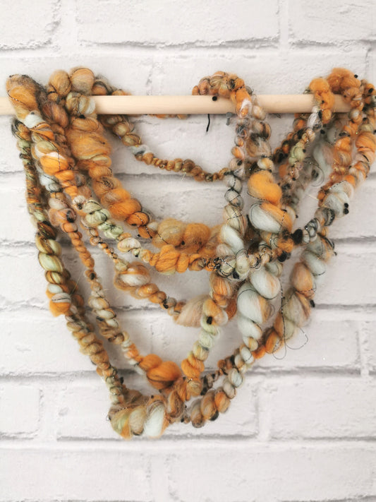 Pumpkin - Handspun Art Yarn