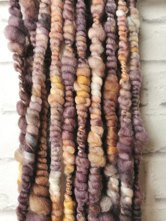 Purple Sands - Handspun Art Yarn