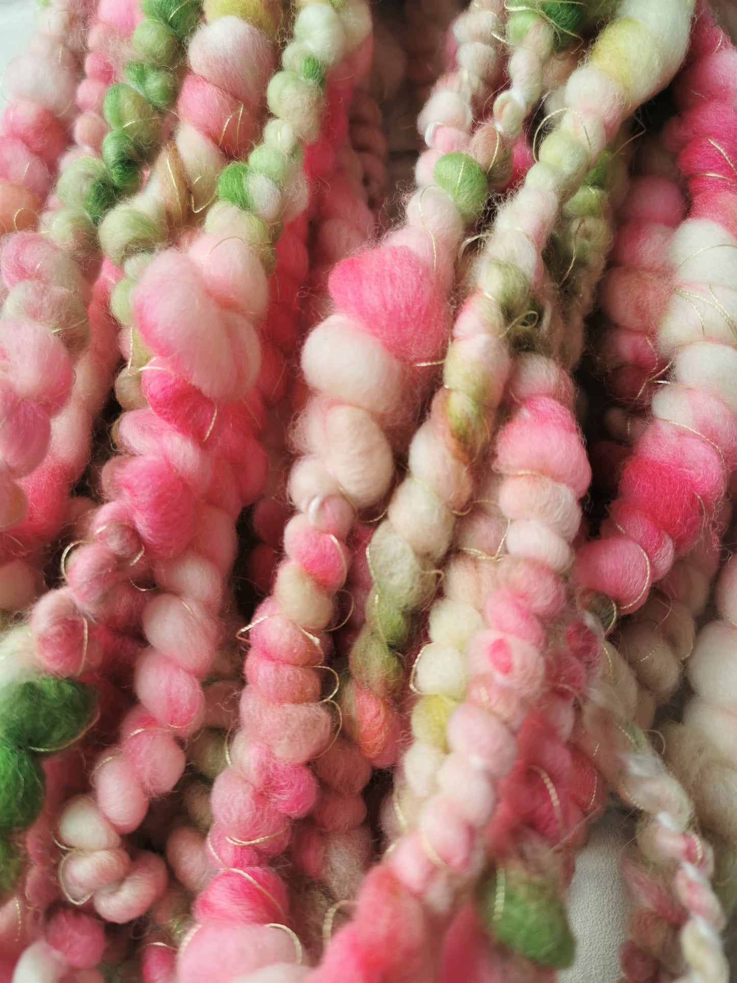 Rose Garden - Handspun Art Yarn