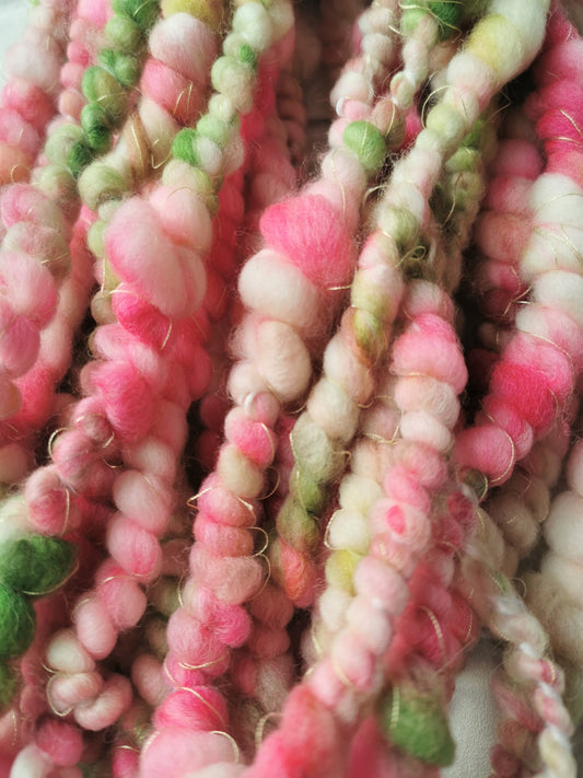 Rose Garden - Handspun Art Yarn