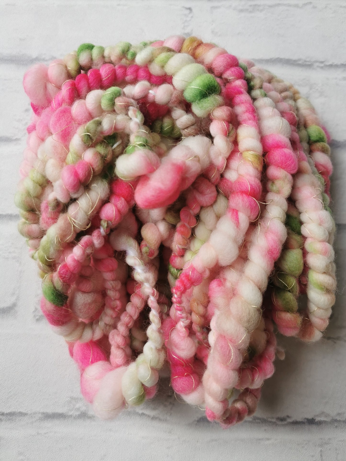 Rose Garden - Handspun Art Yarn