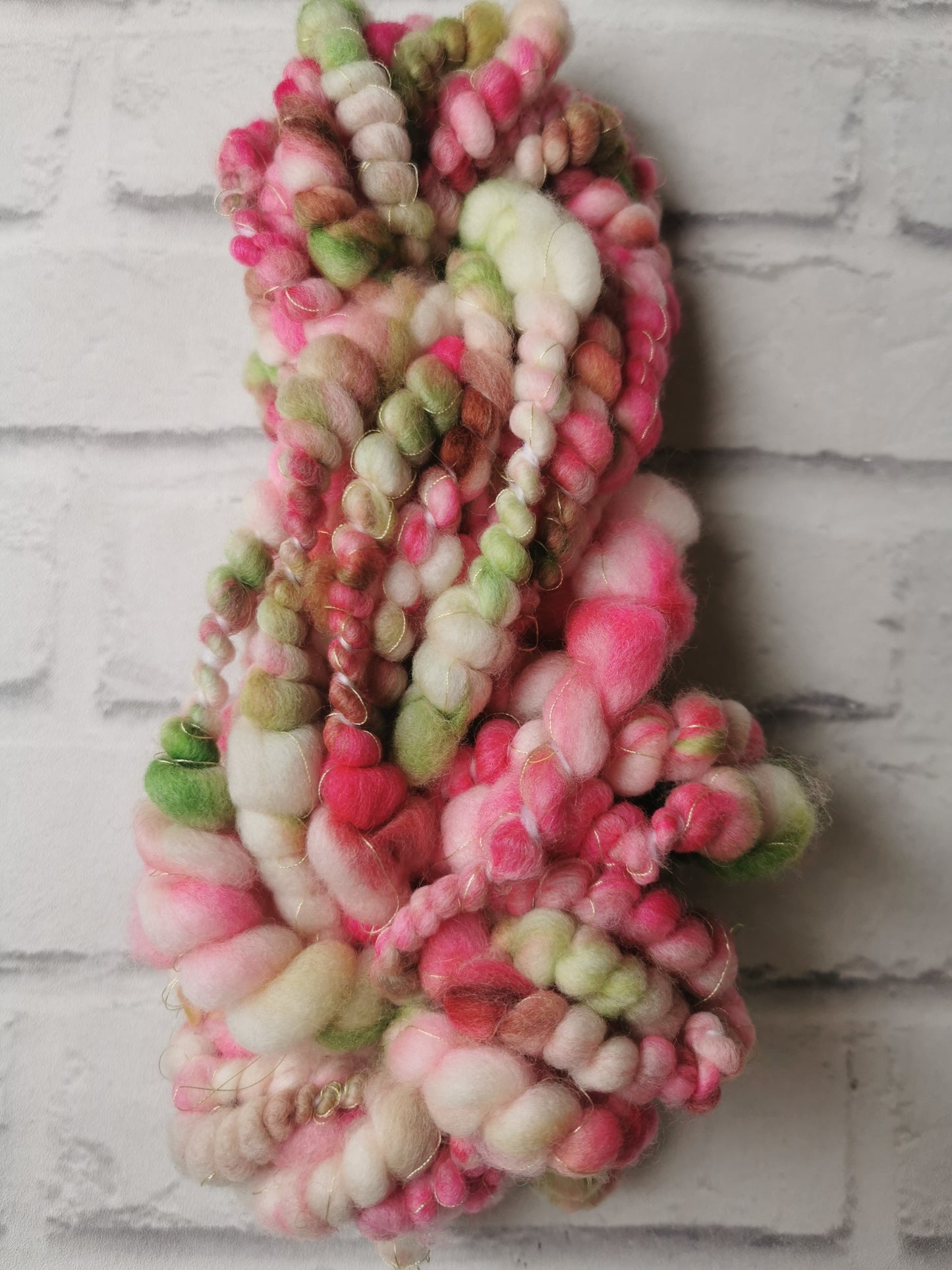Rose Garden - Handspun Art Yarn