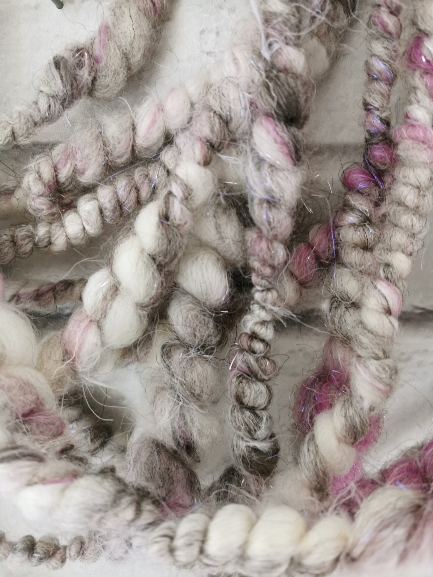 Shetland Grey - Handspun Art Yarn