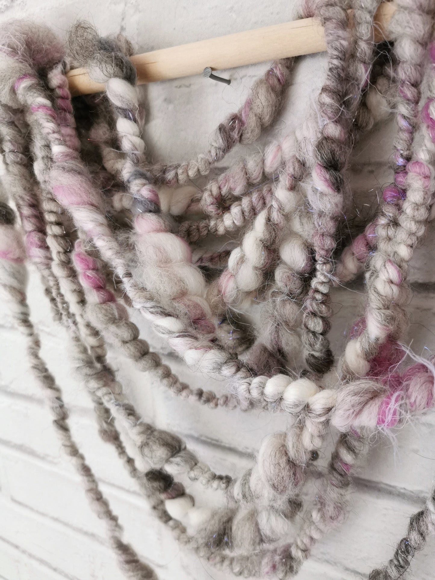 Shetland Grey - Handspun Art Yarn