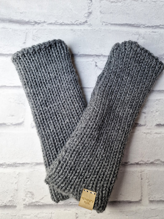 Fingerlaess Gloves - Grey