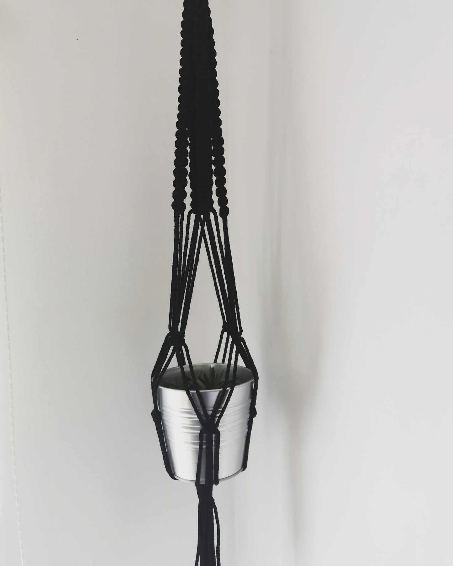 Macrame Plant Hanger - Black