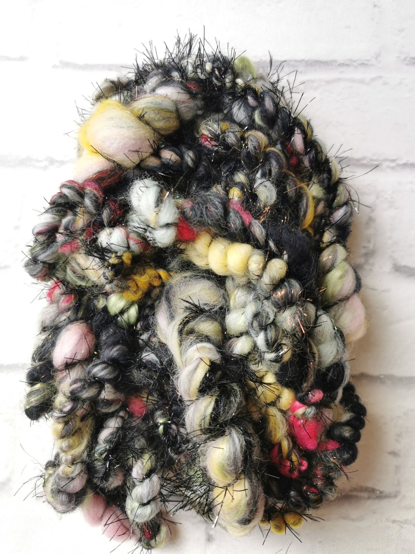 Black Widow - Handspun Art Yarn