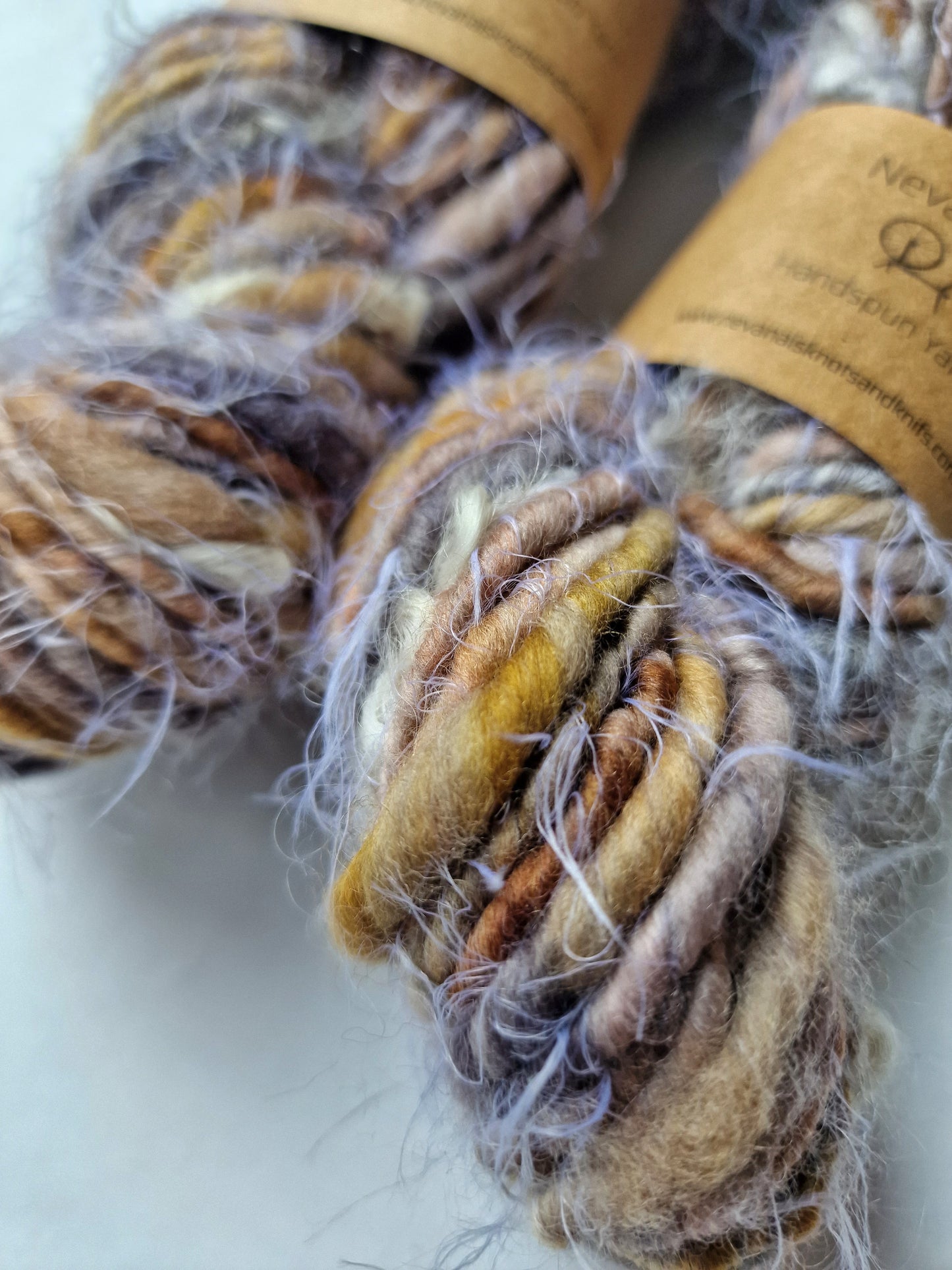 Flint - Handspun Art Yarn - Singles