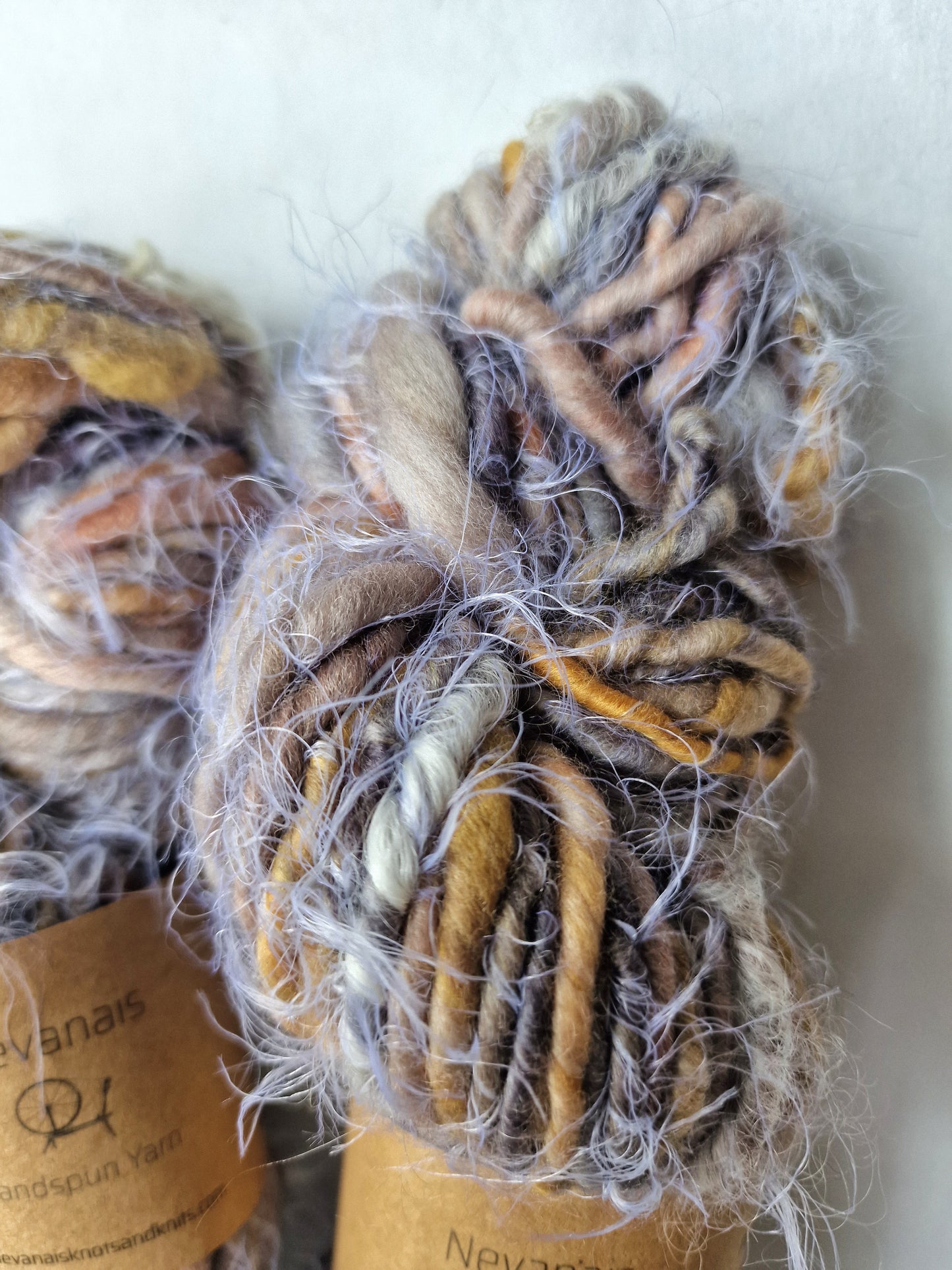 Flint - Handspun Art Yarn - Singles