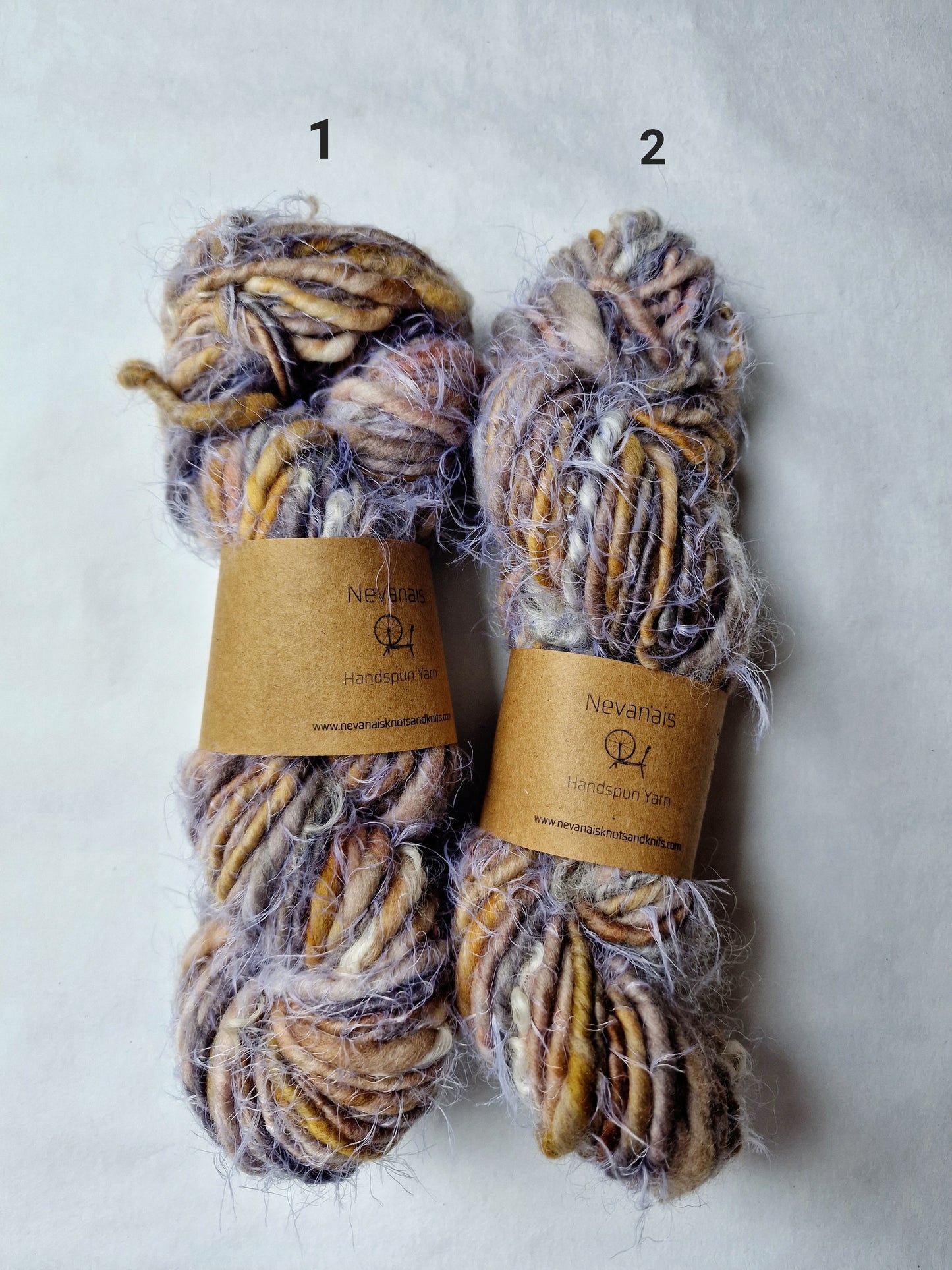 Flint - Handspun Art Yarn - Singles