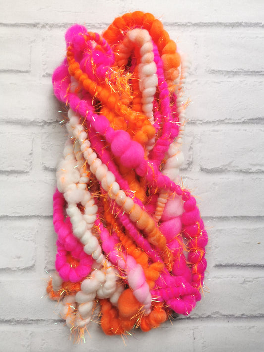 Funky Neon - Handspun Art Yarn