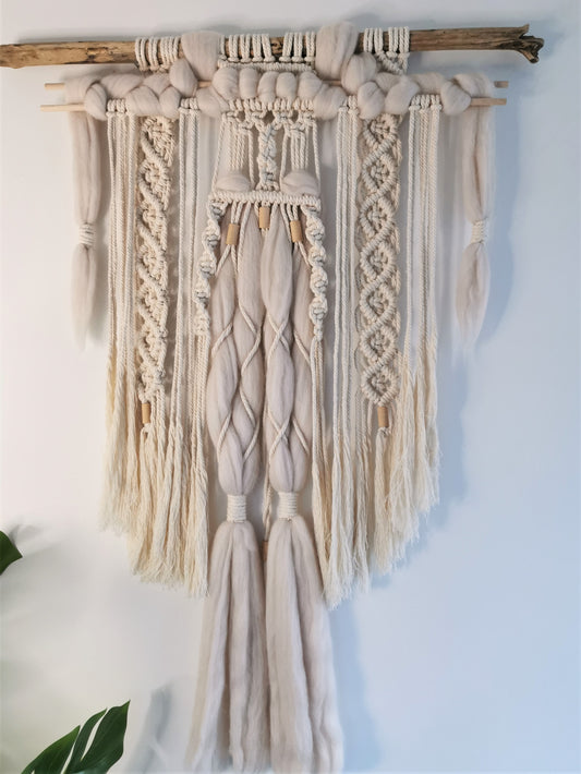 Macrame Wall Art - Cord & Merino Large