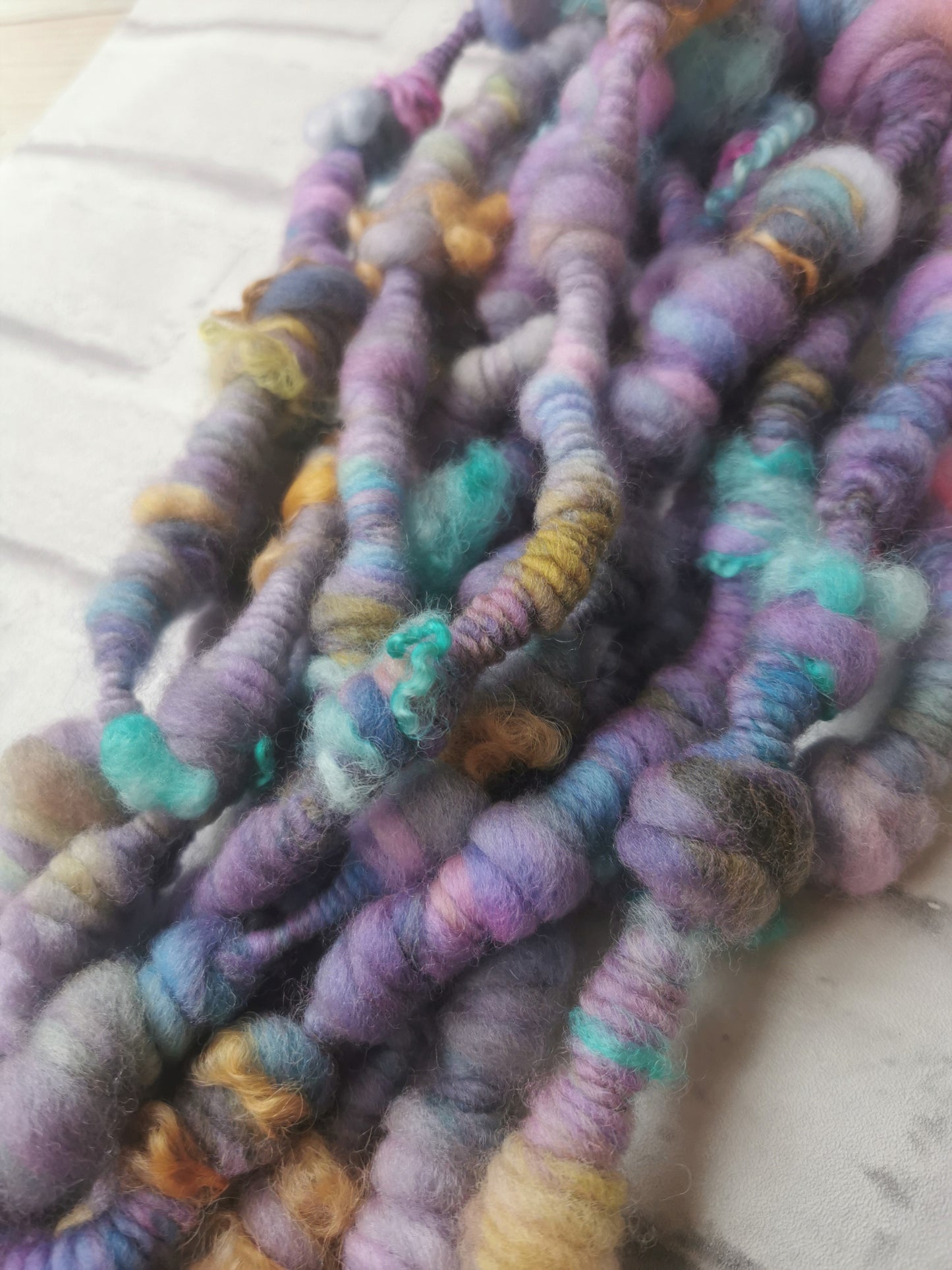 Lilac & Locks - Handspun Art yarn