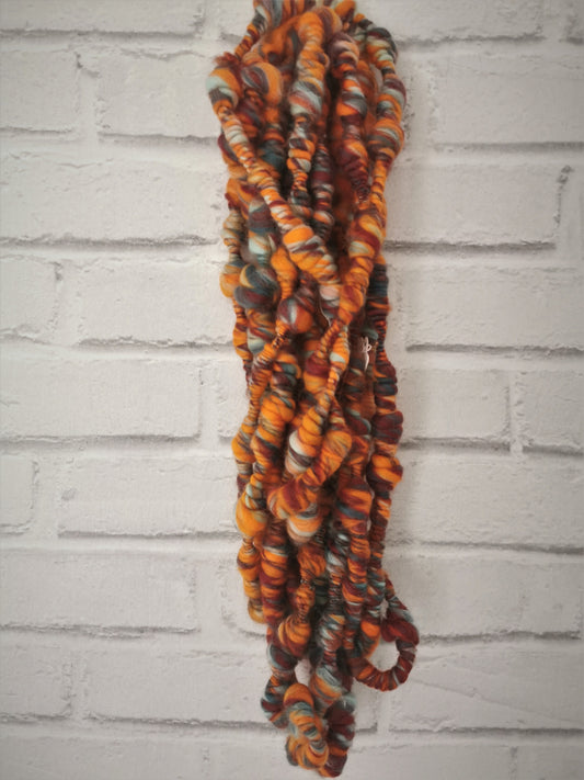 Fire & Ice - Handspun Art Yarn