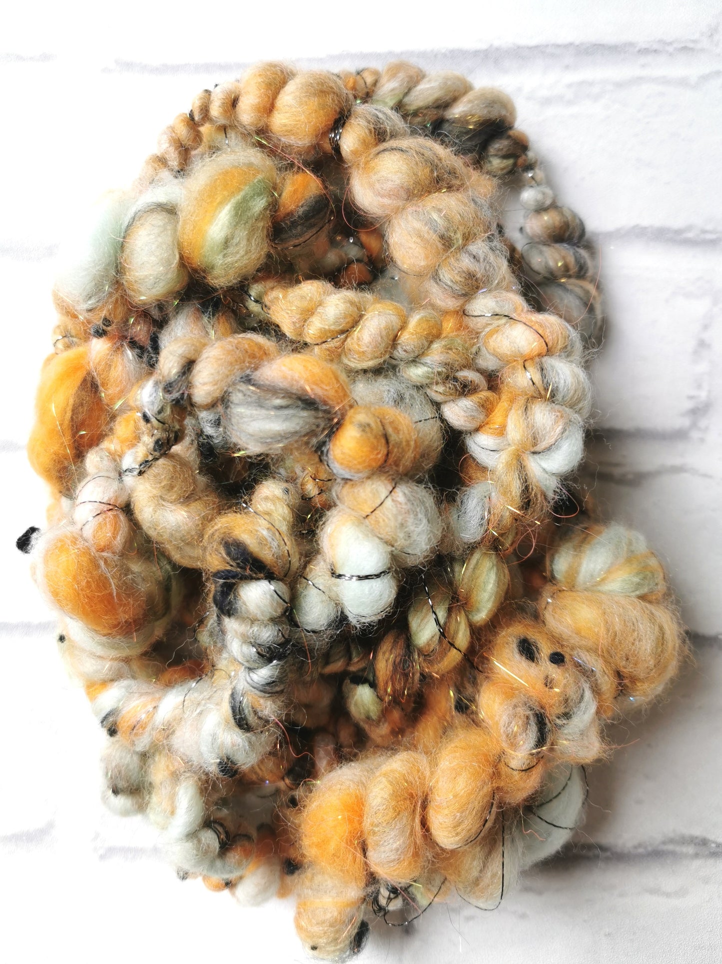 Pumpkin - Handspun Art Yarn