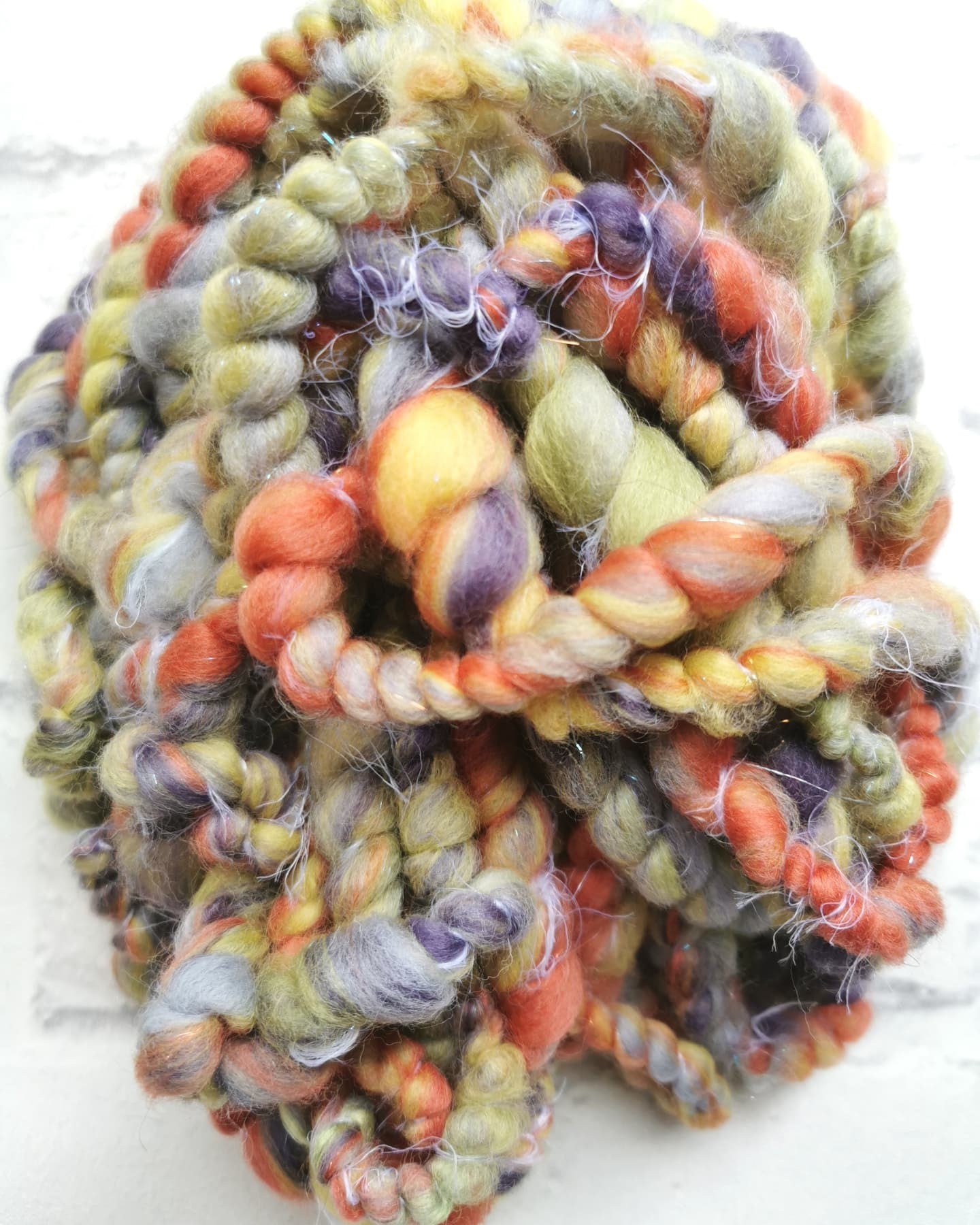 Spicy - Handspun Art Yarn