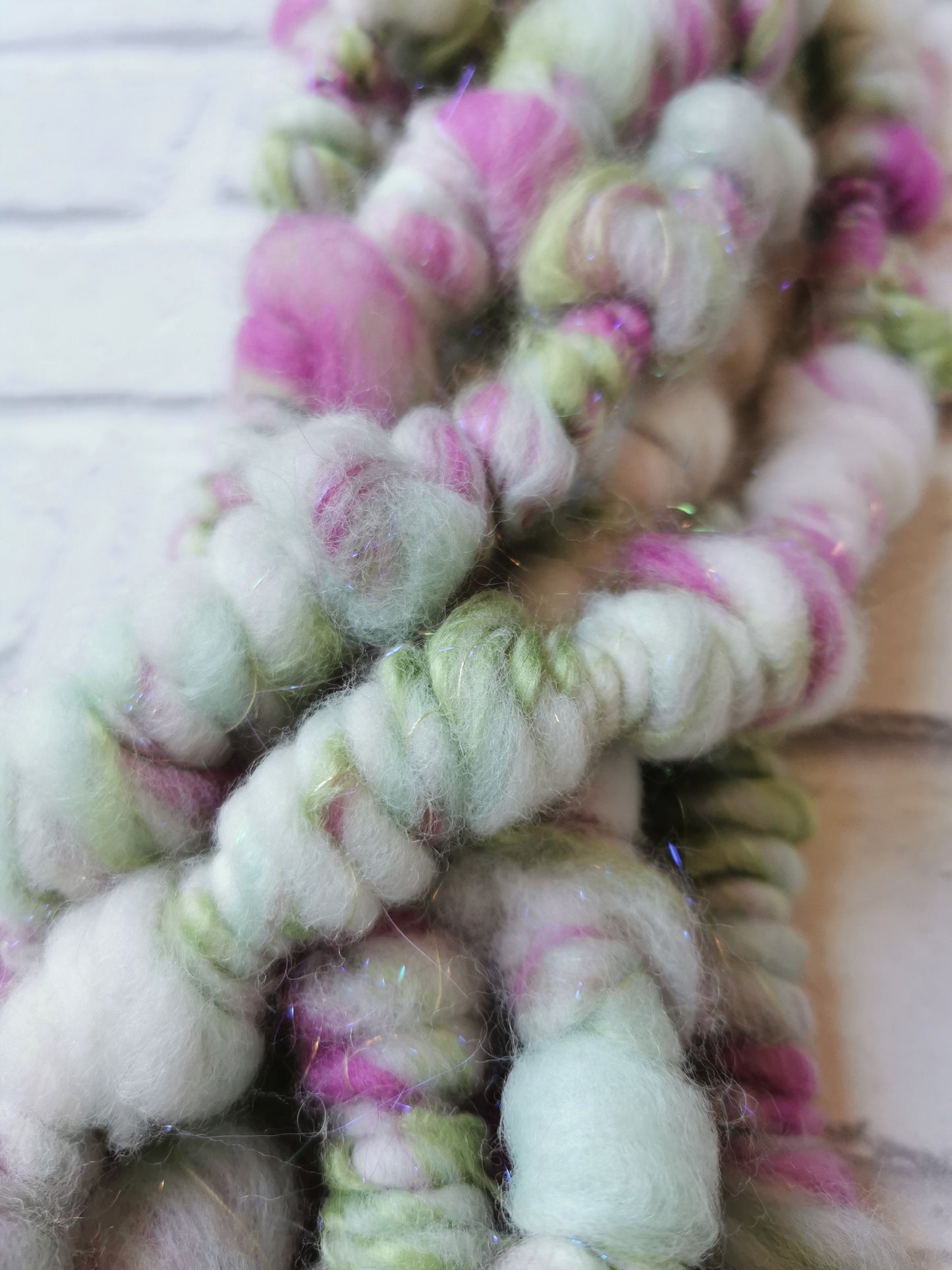 Summer Succulent - Handspun Art Yarn