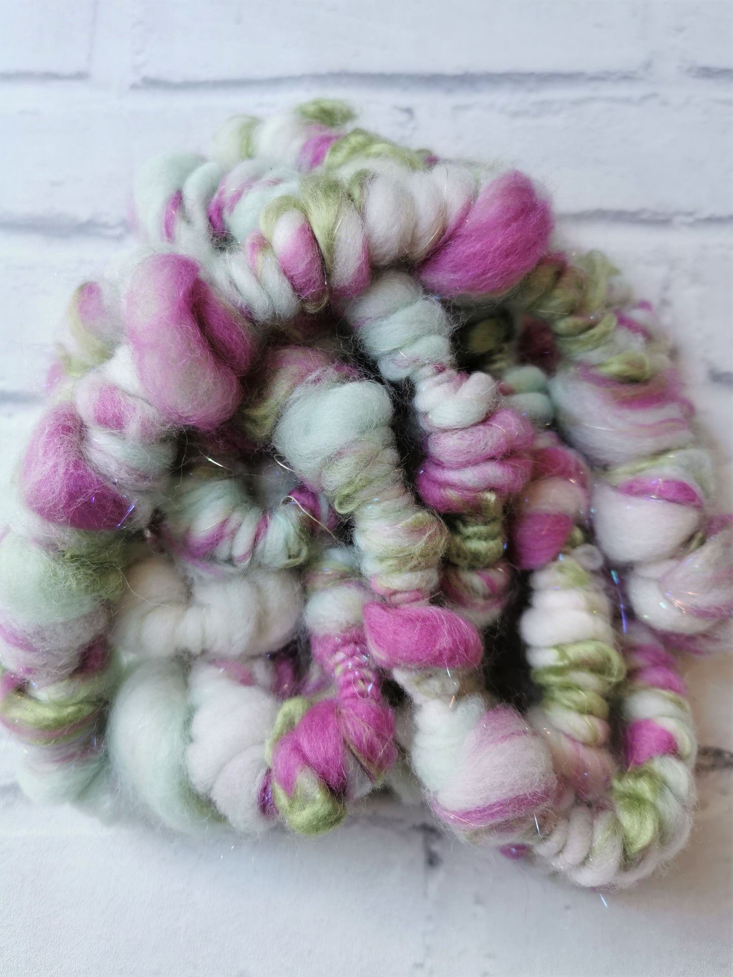 Summer Succulent - Handspun Art Yarn