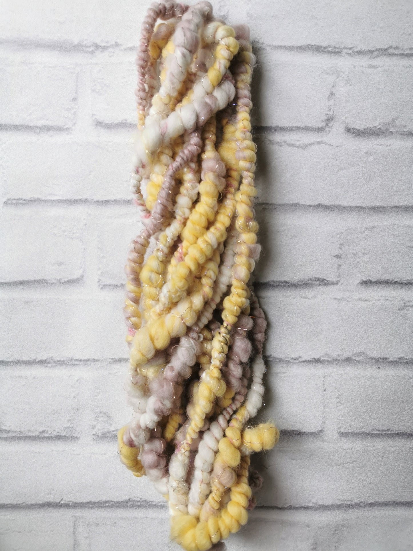 Sunny Mink - Handspun Art Yarn