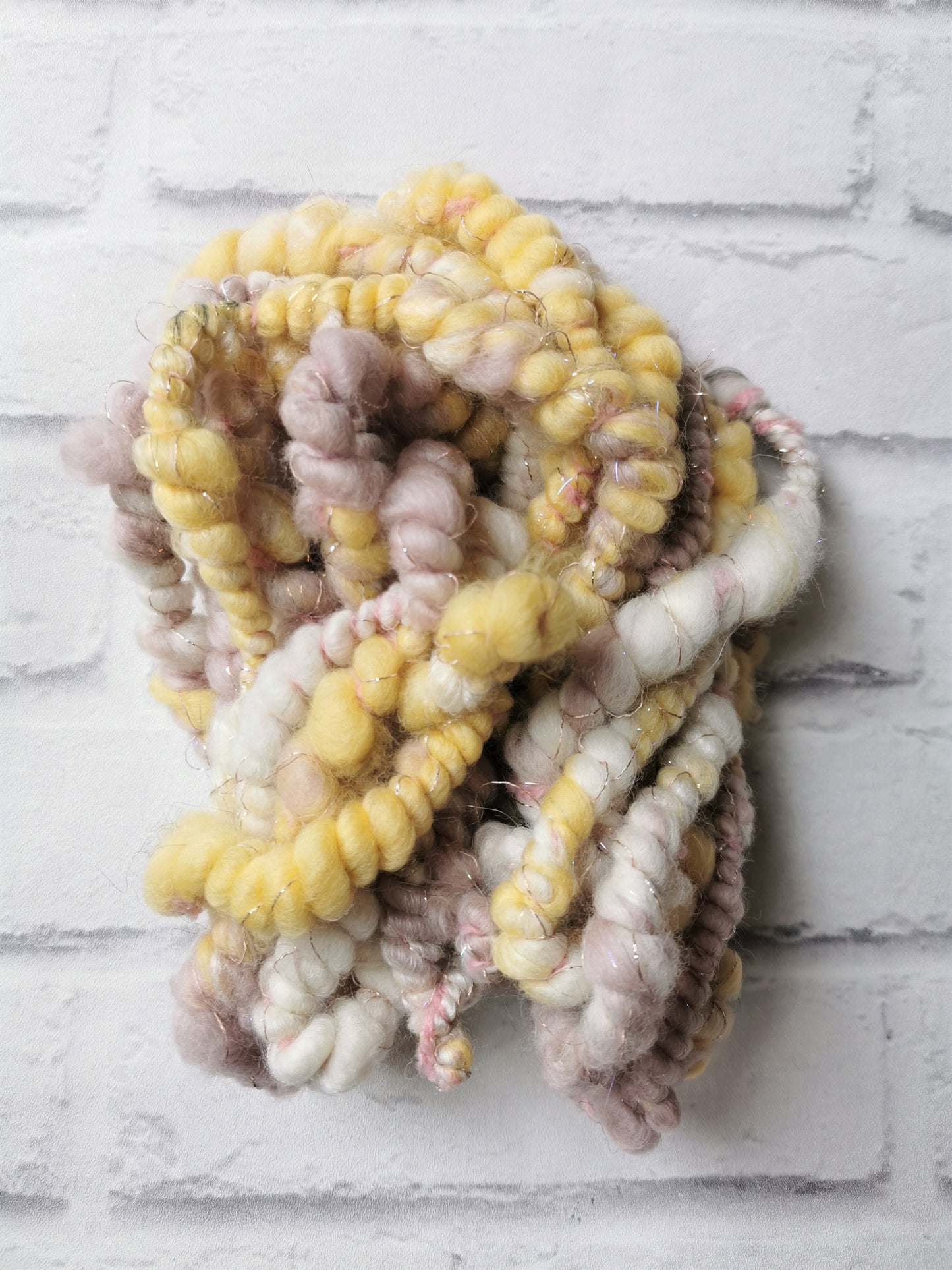 Sunny Mink - Handspun Art Yarn