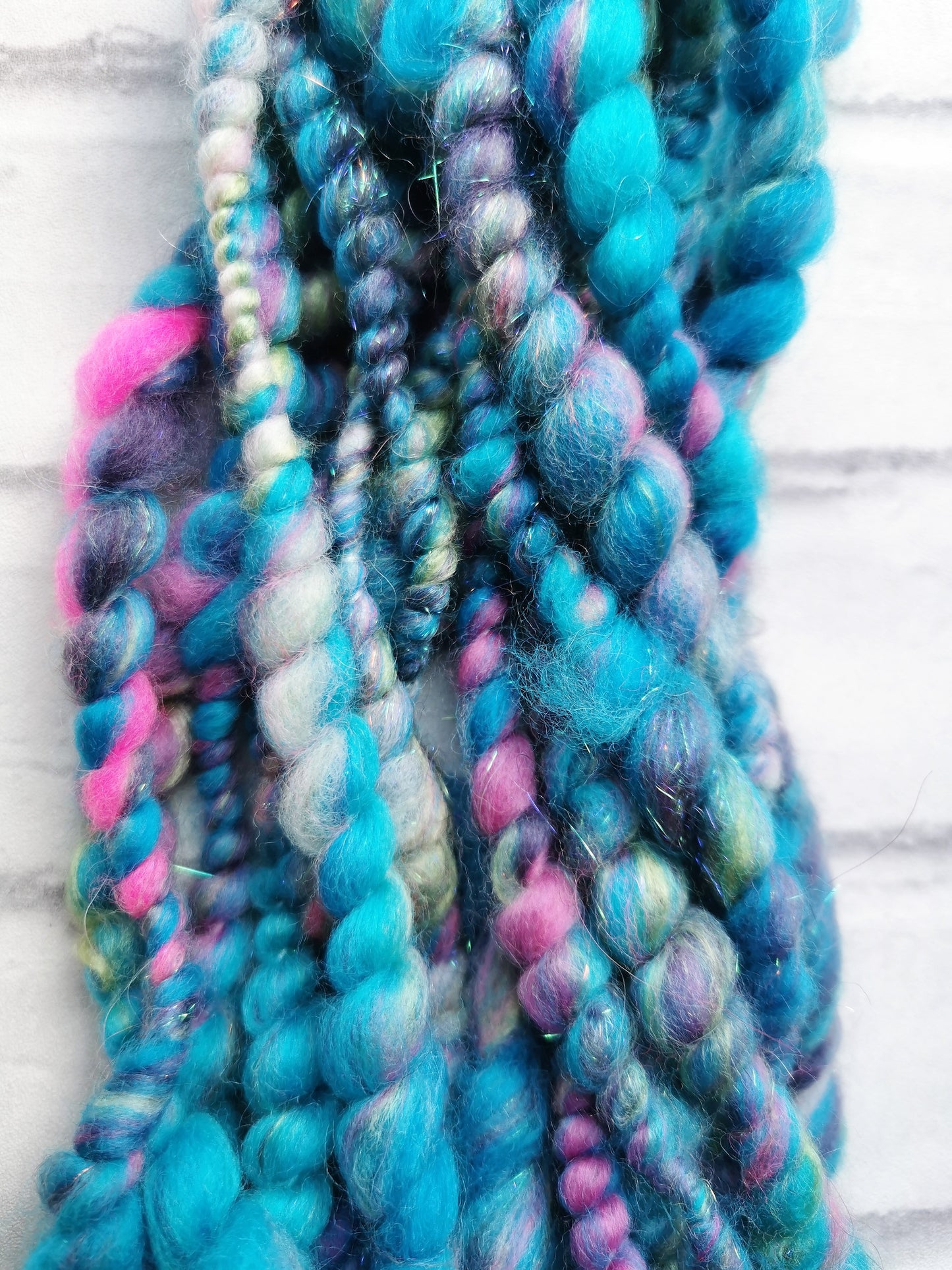 Tropical Bird - Handspun Art Yarn