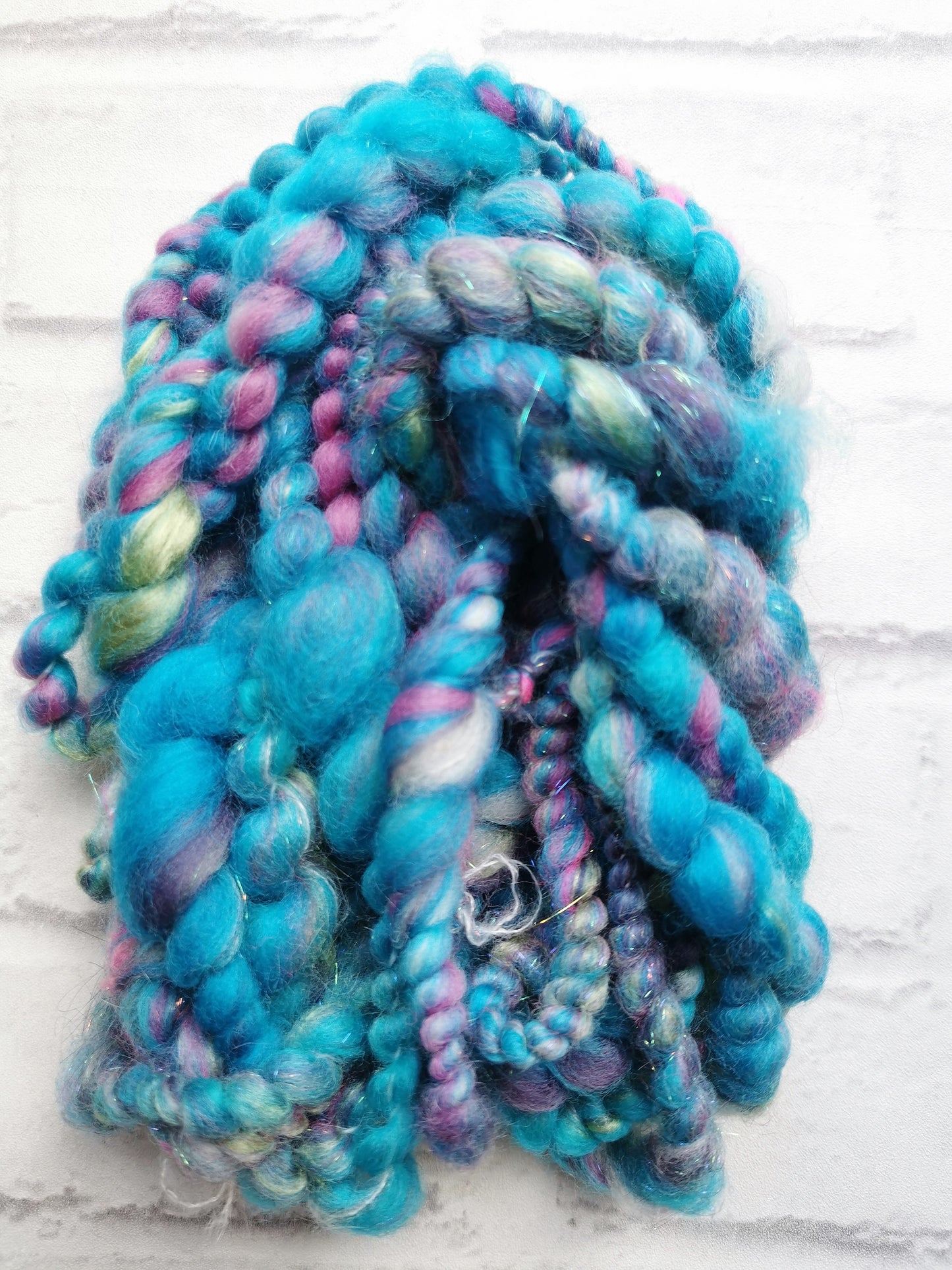 Tropical Bird - Handspun Art Yarn